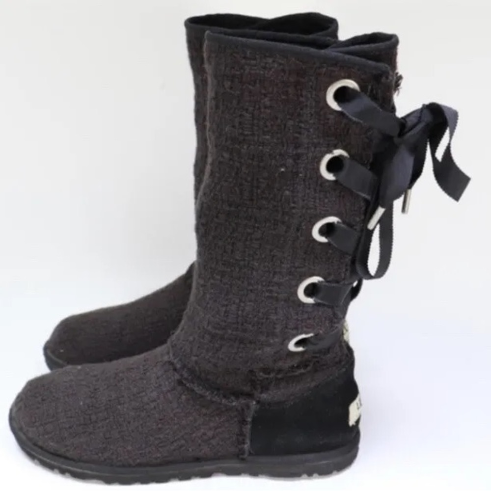 UGG Australia Women’s Heirloom Lace Up Boots Size 7